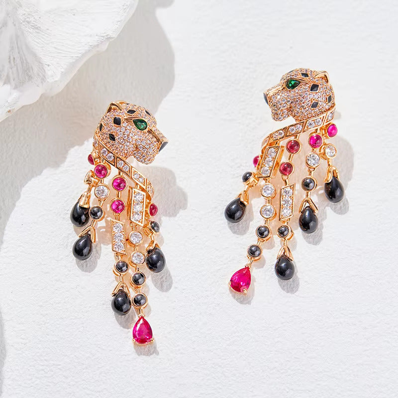 Leopard Earrings