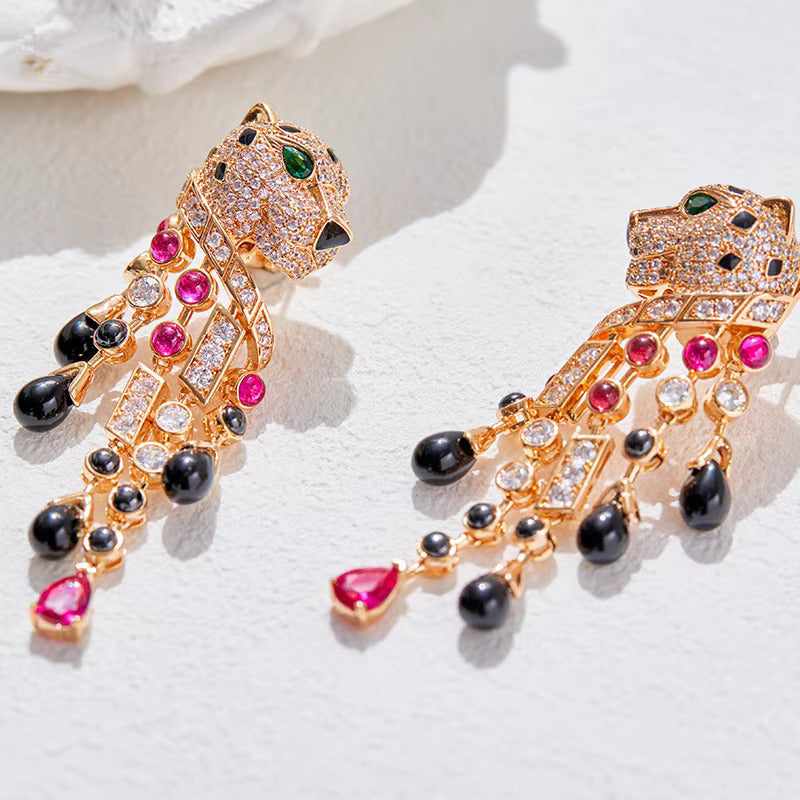 Leopard Earrings