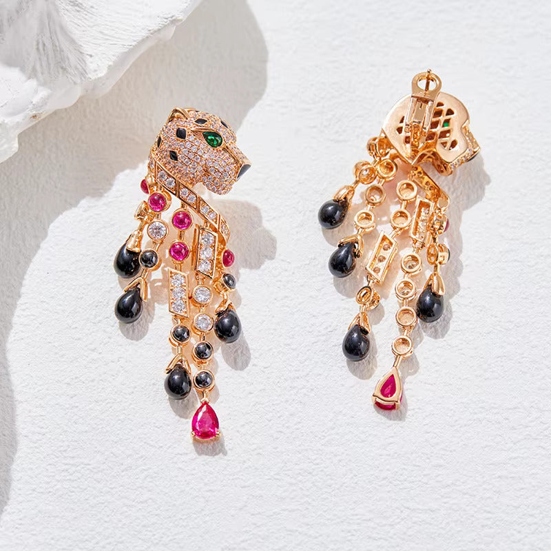 Leopard Earrings