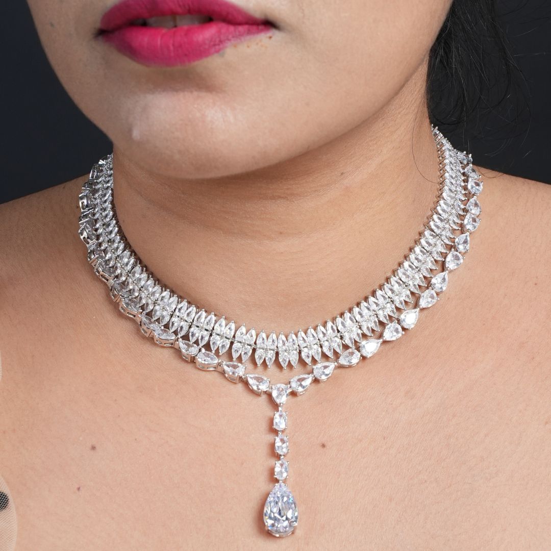 Marquise_Silver_Necklace