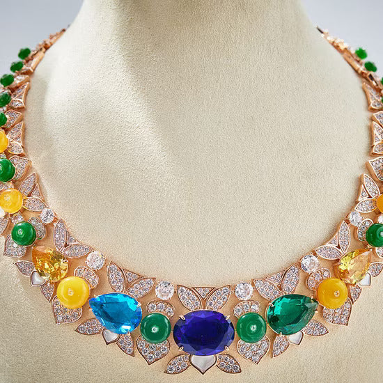 Multicolor Gem Necklace