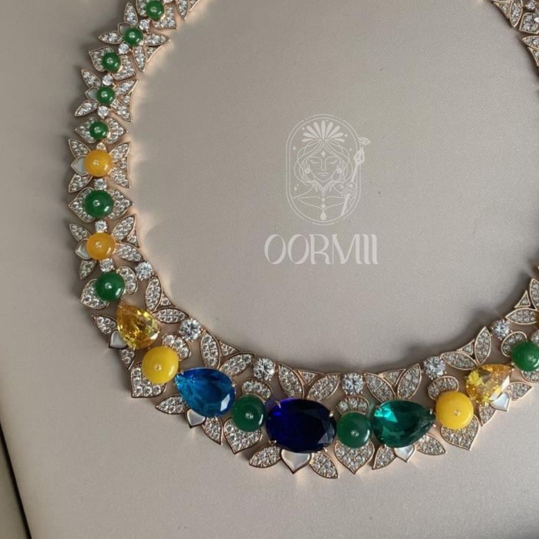 Multicolor Gem Necklace