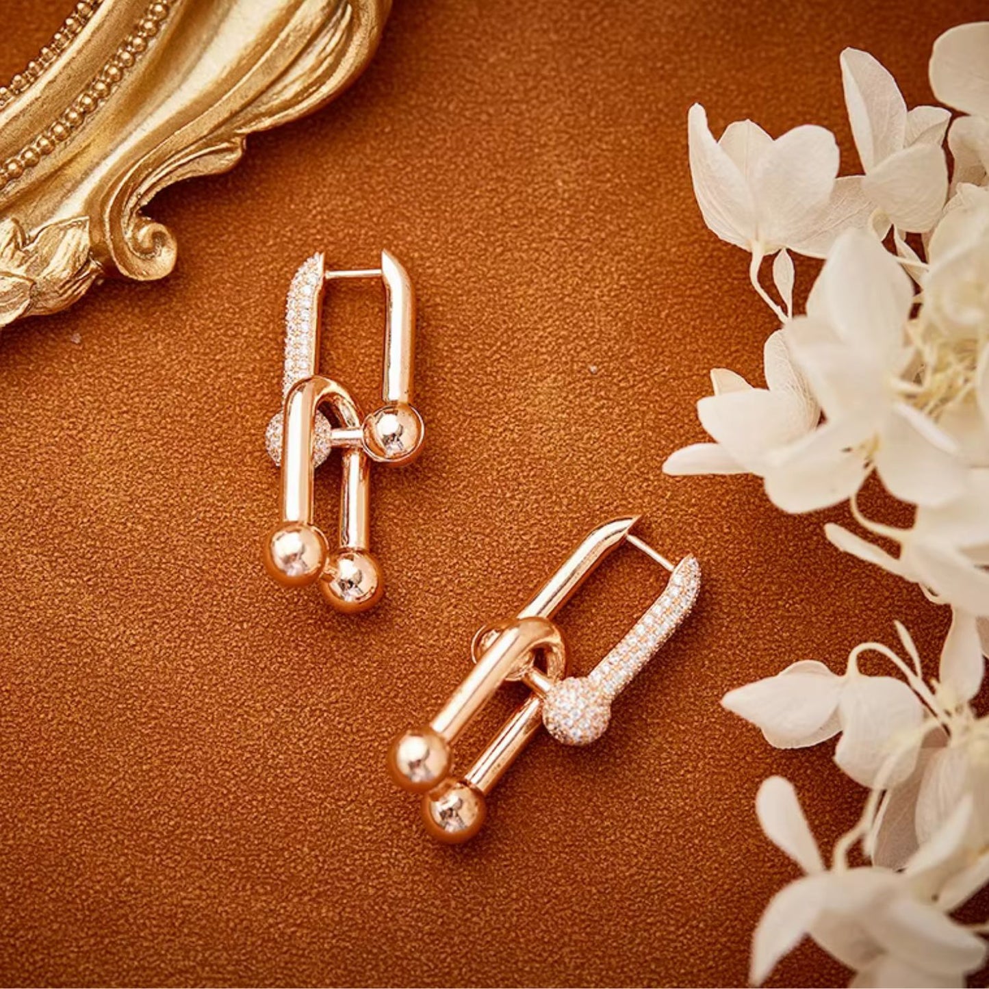 Horseshoe Buckle Earrings