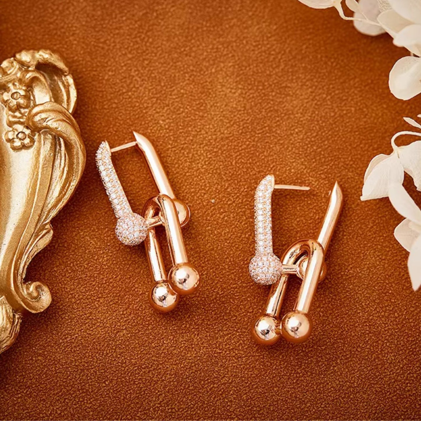 Horseshoe Buckle Earrings