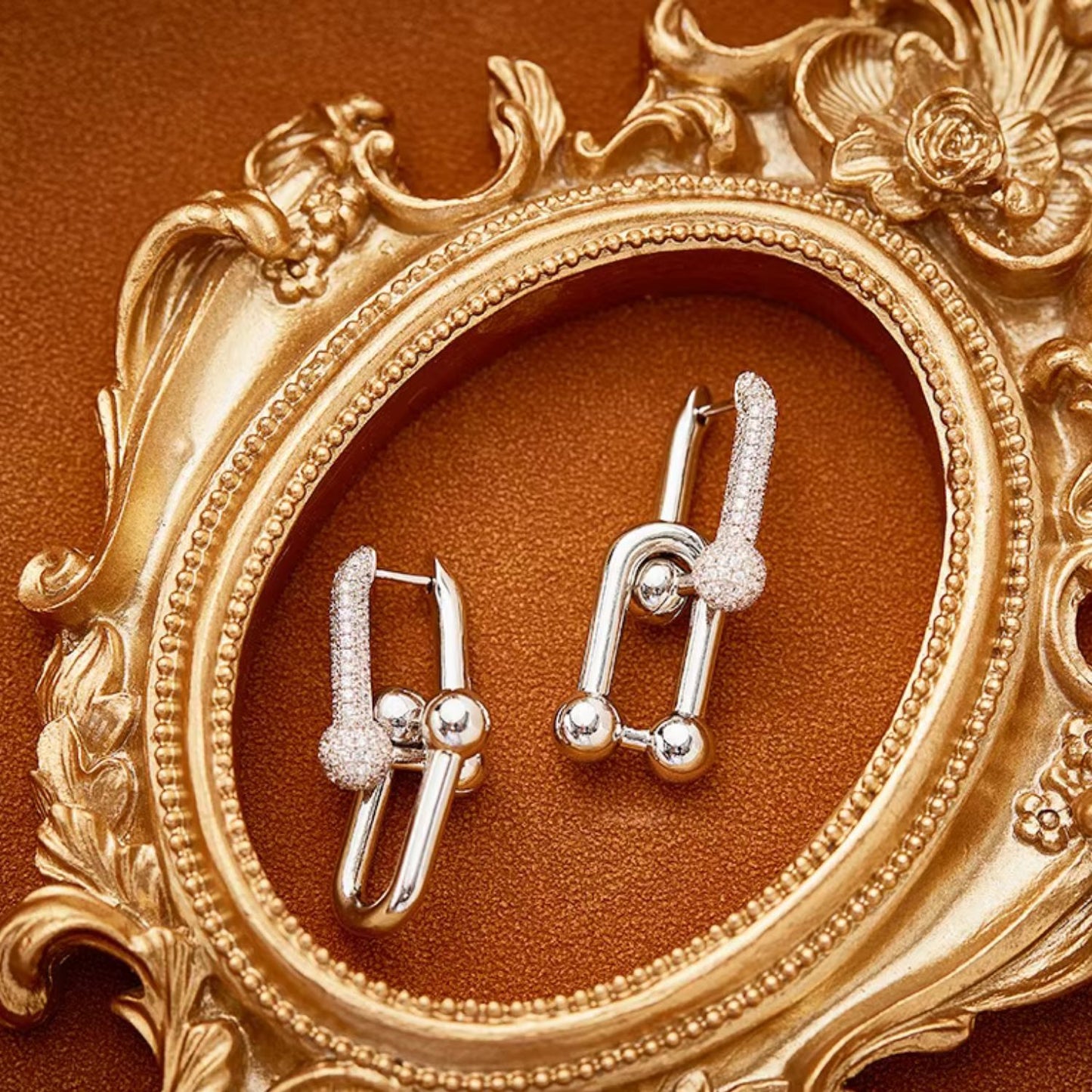 Horseshoe Buckle Earrings